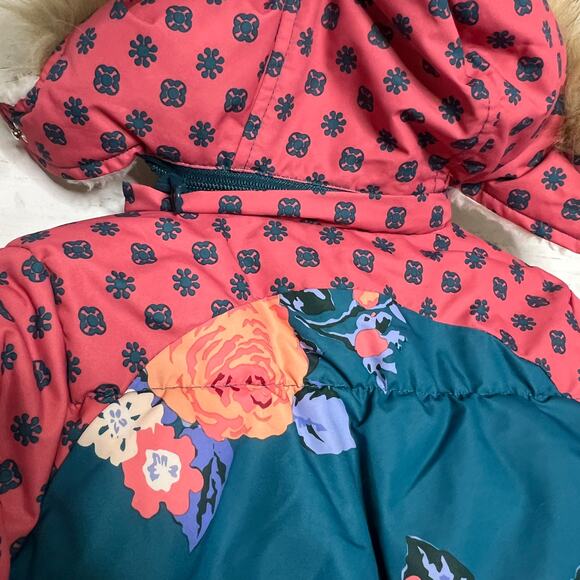 Matilda Jane Snowsuit Floral Blue Pink Size 6-12 months - Picture 7 of 8